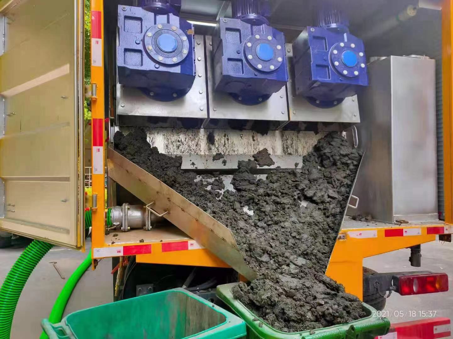 昌邑化粪池清掏城市维护站-泥浆净化干湿分离处理